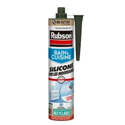 Mastic bain et cuisine Rubson transparent 280ml