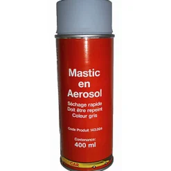Mastic en aérosol 400 ml coloris gris