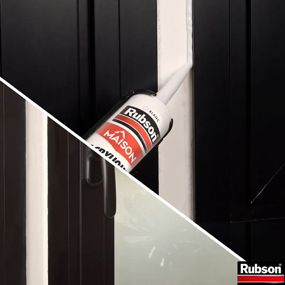 Mastic murs et fenêtres Rubson blanc 280ml