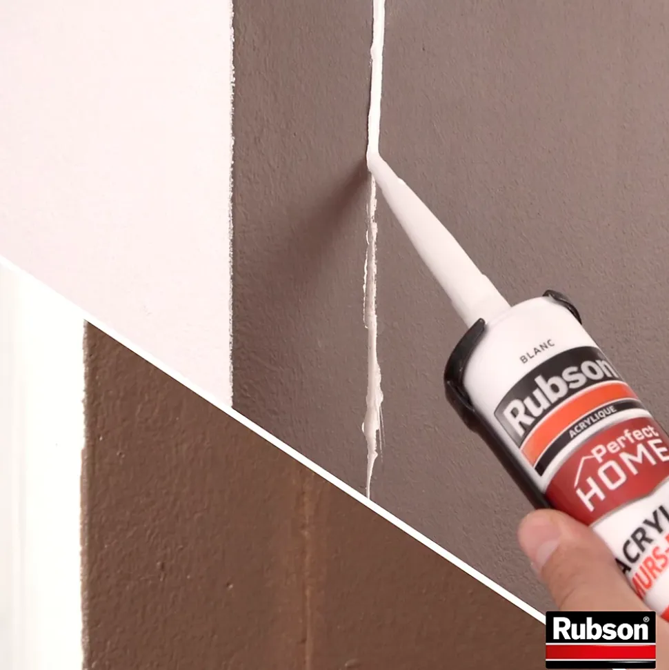 Mastic murs et fenêtres Rubson blanc 280ml