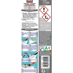 Mastic Rubson Bain&Cuisine Expert Anti-moisissures transparent cartouche 280ml