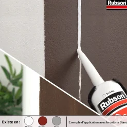 Mastic Rubson Maison Acrylique Murs-Fenêtres blanc cartouche 280ml vendu par 2
