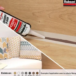 Mastic Rubson parquet gris clair 280ml