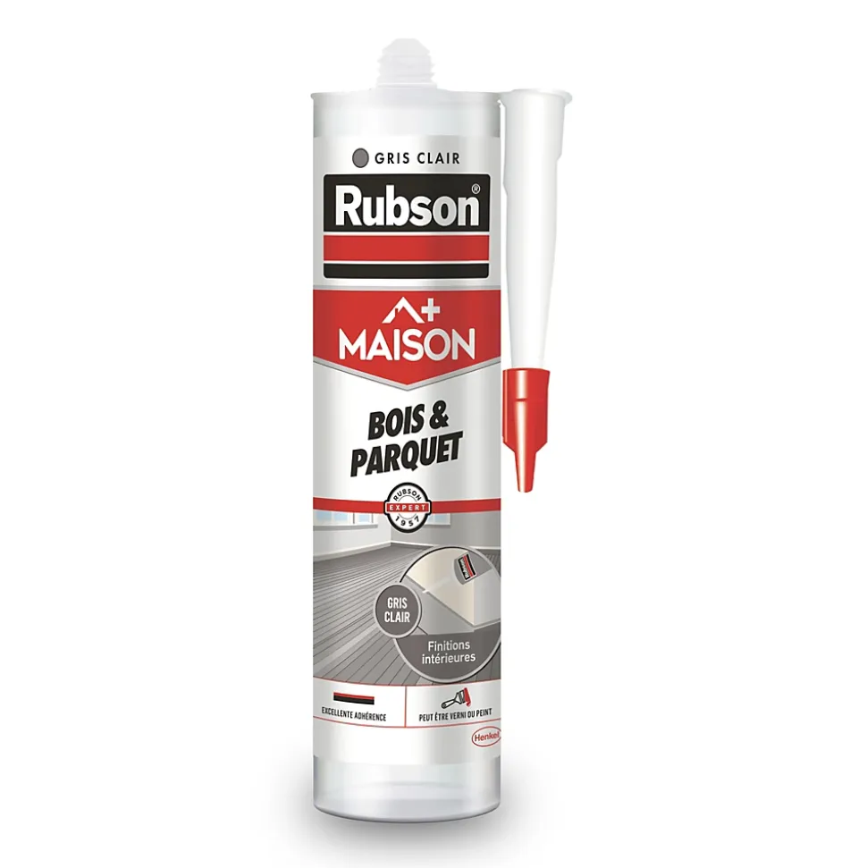 Mastic Rubson parquet gris clair 280ml