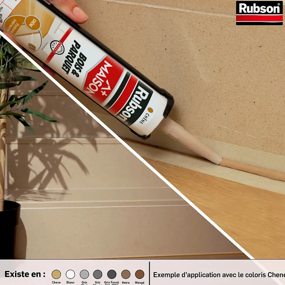 Mastic Rubson pour parquet chêne 280ml