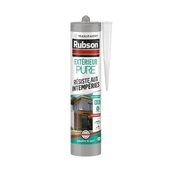 Mastic Rubson Pure Extérieur transparent cartouche 280ml
