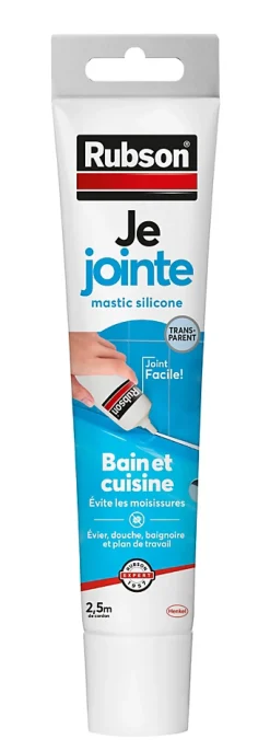 Mastic Rubson Sanitaire Je Jointe transparent tube 50ml
