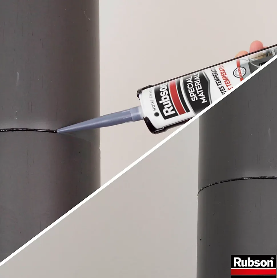 Mastic Rubson Special Materials Hautes Températures noir cartouche 280ml