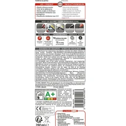 Mastic vitrier coloris blanc 280ml Rubson