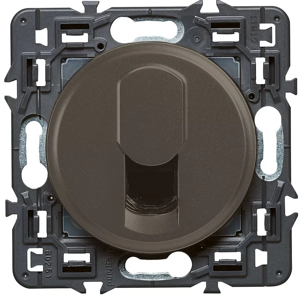 Mécanisme de prise RJ45 Legrand Céliane graphite