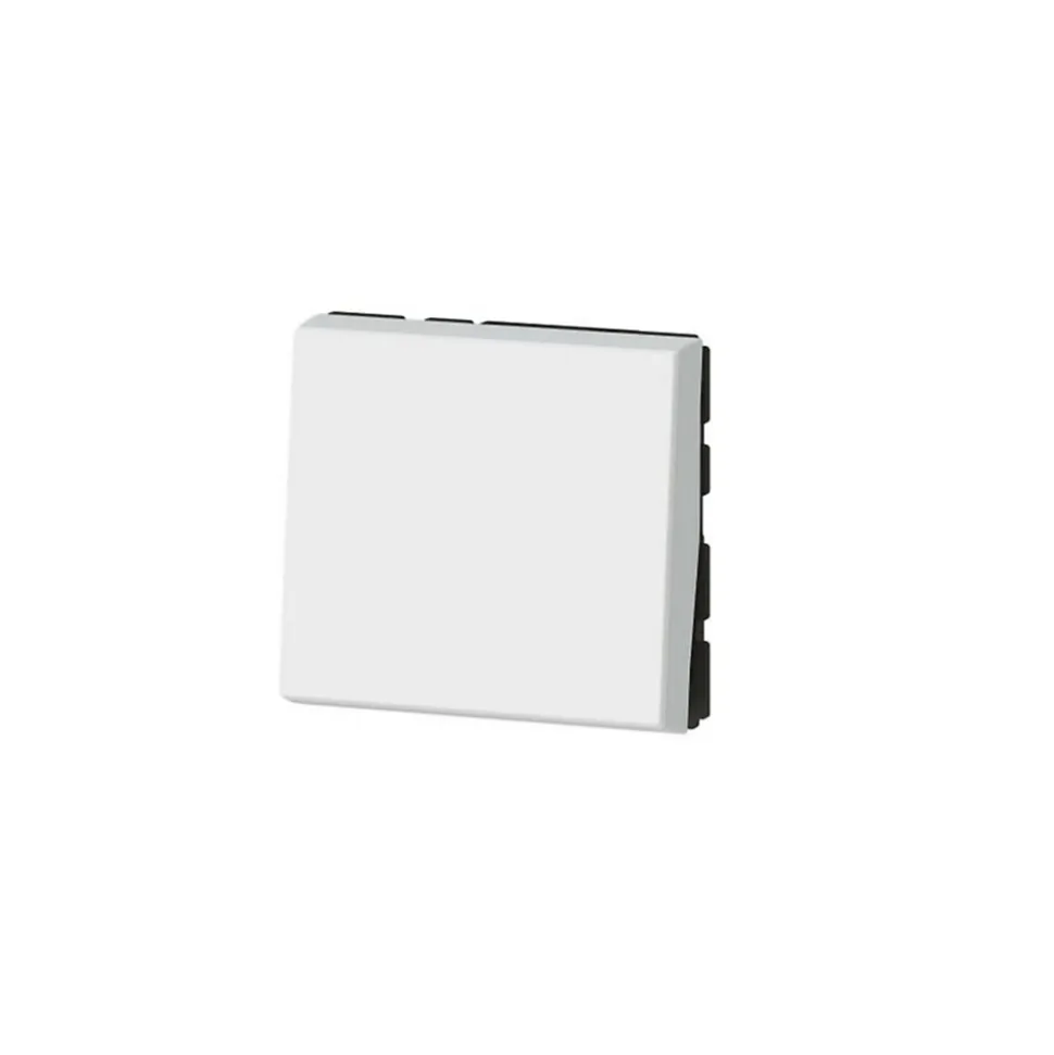 Mécanisme interrupteur va-et-vient à voyant Legrand Mosaïc blanc, 2 modules