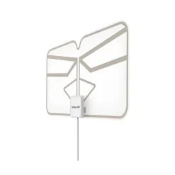 Meliconi - Antenne TV d'intérieur FLEXI - Signaux numériques DVBT/DVBT2 - Filtres 4G 5G - Enroulable et facile à transporter