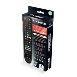 Meliconi - Télécommande de remplacement PERSONAL 5+ pour TV Panasonic - 100% fonctions d'origine - Boutons Netflix, Youtube, Prime