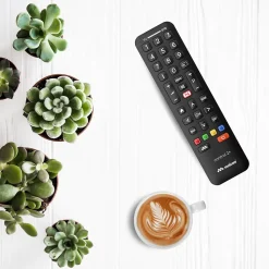 Meliconi - Télécommande universelle CONTROL 2+ pour 1 TV et 1 décodeur TNT ou SAT - 100% fonctions d'origine - Accès direct Netfli