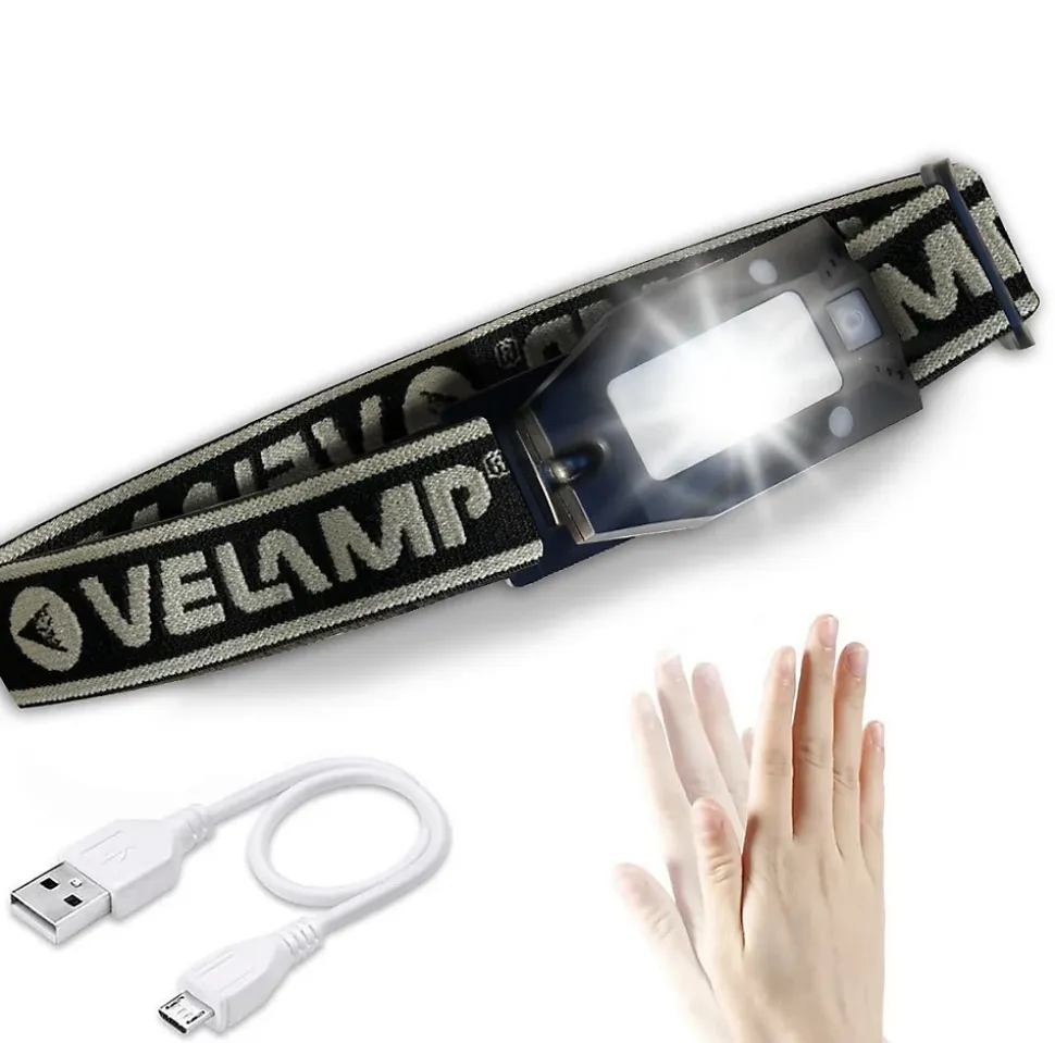 METROS: lampe frontale rechargeable, 150 lm. Interrupteur sans contact