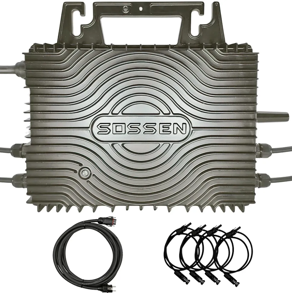 Micro-onduleur 1000W Wifi Sossen + Câble + Rallonges