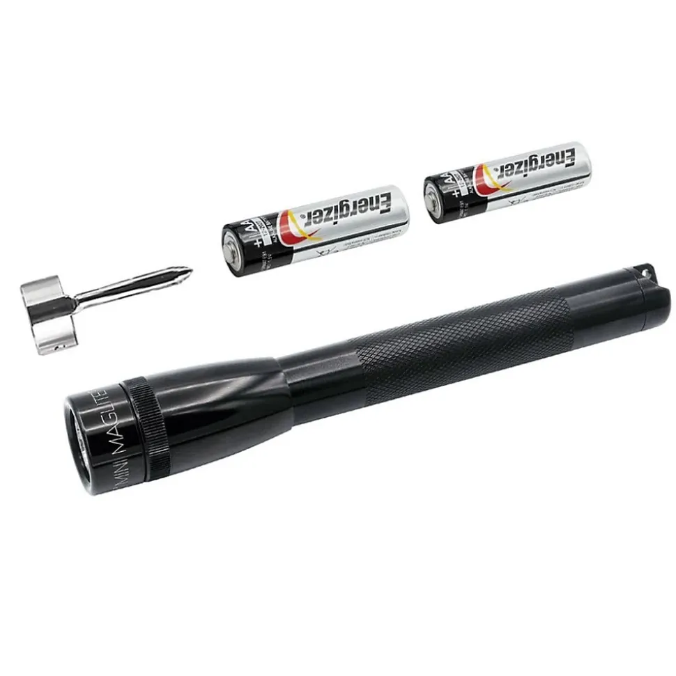 Mini Maglite Lampe torche LED 2x piles AAA - Noir