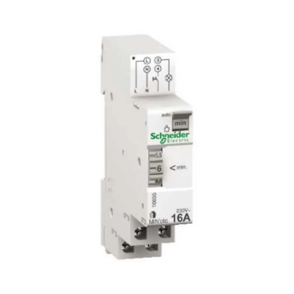 Minuterie MIN'clic minuterie 1 à 7 min 16A 230V Schneider Electric Resi9