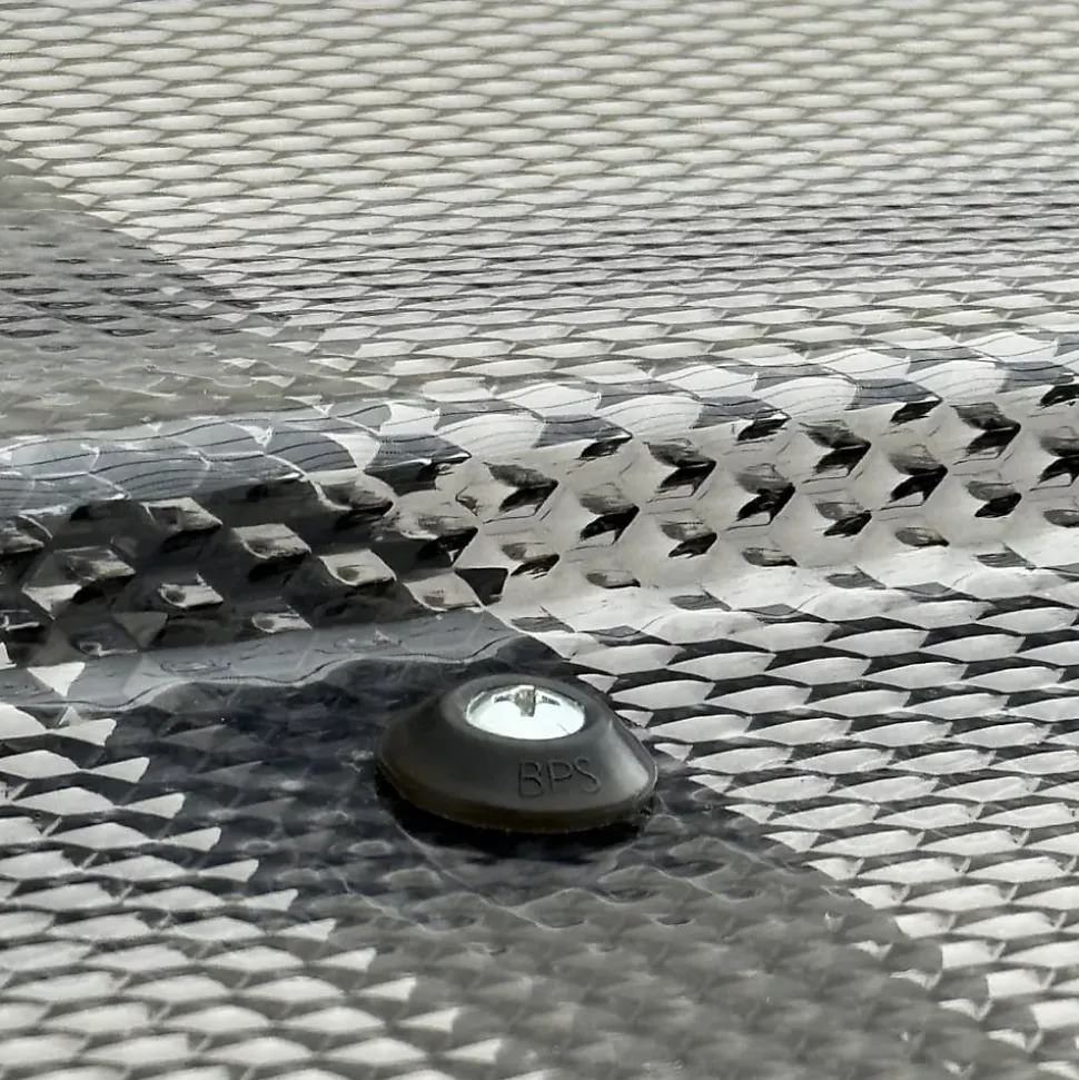 MK PC DIAMONDS vis galvanisées M5 x 40 mm pour métal avec rondelle d'étanchéité grise, pour revêtement en polycarbonate, 50 pièces