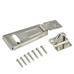 Moraillon et cadenas en acier galvanisé Moraillon Smith & Locke 90mm