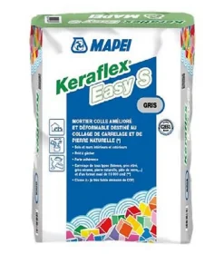Mortier colle KERAFLEX EASY S - Gris - sac de 25 kg