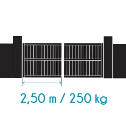 Moteur de portail à bras articulés pour portail à battants Orane-SE - Avidsen - 114203