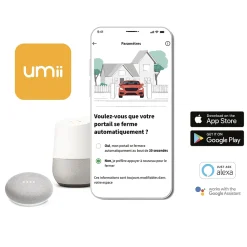 Motorisation connectée à bras articulés pour portail battant : 2.5m/250kg par battant - XB250 - Extel Umii - 761005TELS