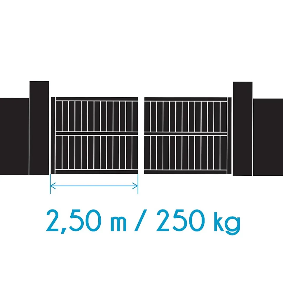 Motorisation connectée à bras Avidsen Orane SE pour portail battant