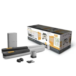 Motorisation connectée à vérins pour portail à battants : 2.5m/250kg par battant - XV250 + 2 télécommandes OFFERTES - Extel Umii