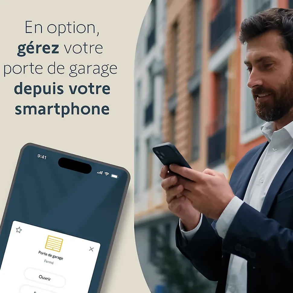Motorisation de porte de garage Serenia IO 1100