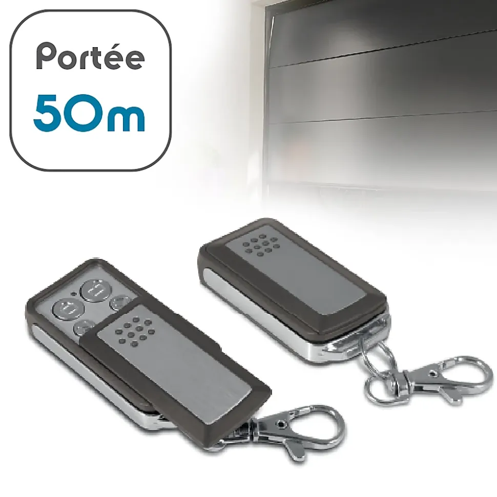 Motorisation pour porte de garage - Guidage par chaîne rail en forme de U - Strömma 600 - Avidsen - 114957