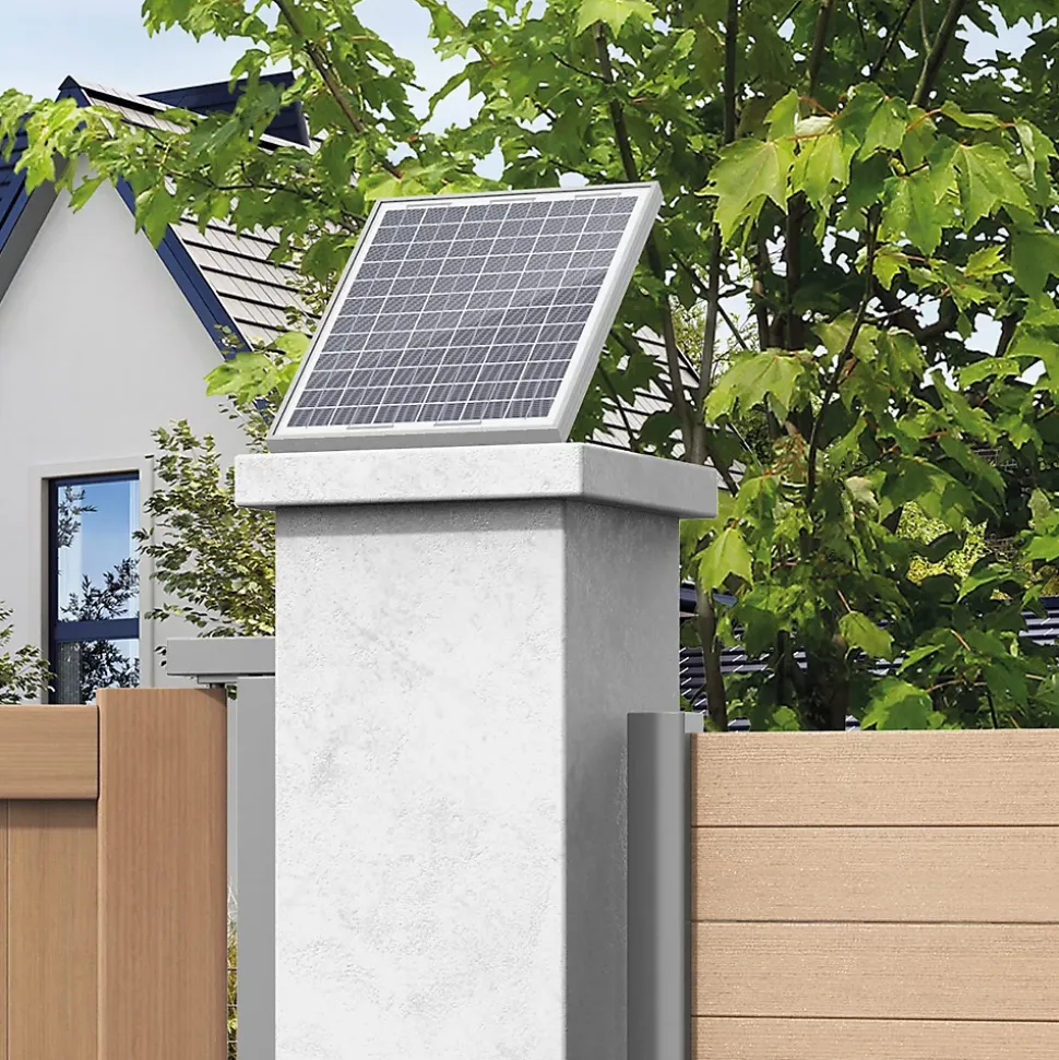 Motorisation solaire à vérins Avidsen Teha SE avec digicode pour portail battant