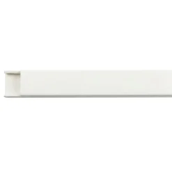 Moulure électrique blanc PVC pour passage de câbles et fils en saillie 30 x 10 mm