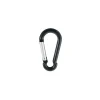 Mousqueton POMPIER 6X60 Noir Aluminium - 5 pièces