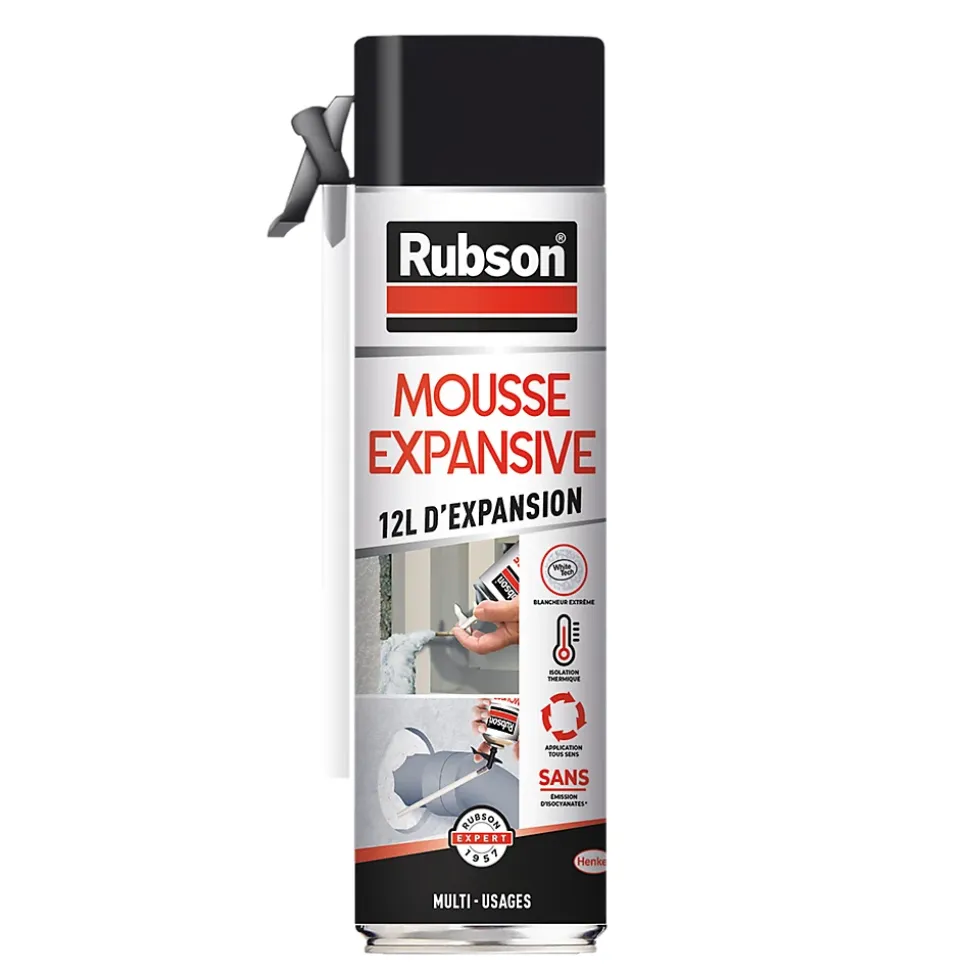 Mousse expansive Rubson aérosol multi-usages 12L