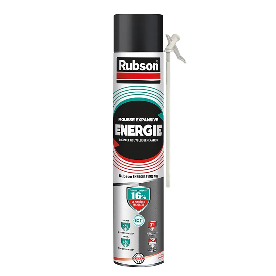 Mousse expansive Rubson energie 750ml