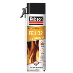 Mousse expansive Rubson Feu B2 aérosol 500ml