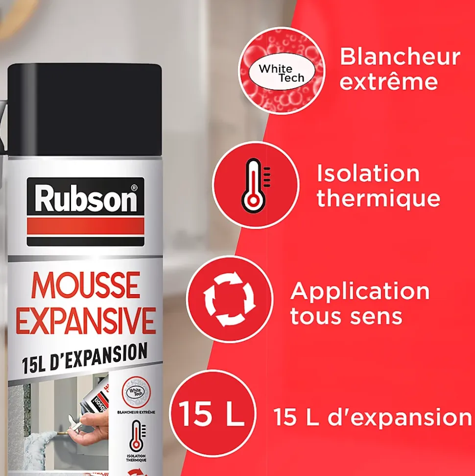 Mousse Expansive Rubson multi-usages 15L