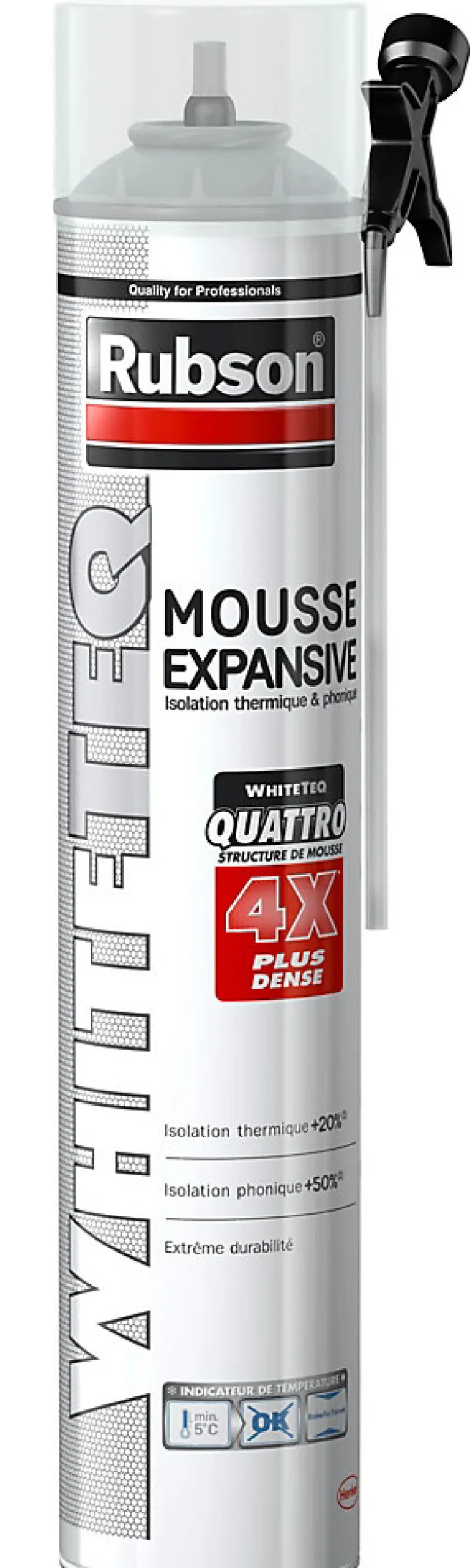 Mousse expansive Rubson Thermique & Phonique aérosol 750ml