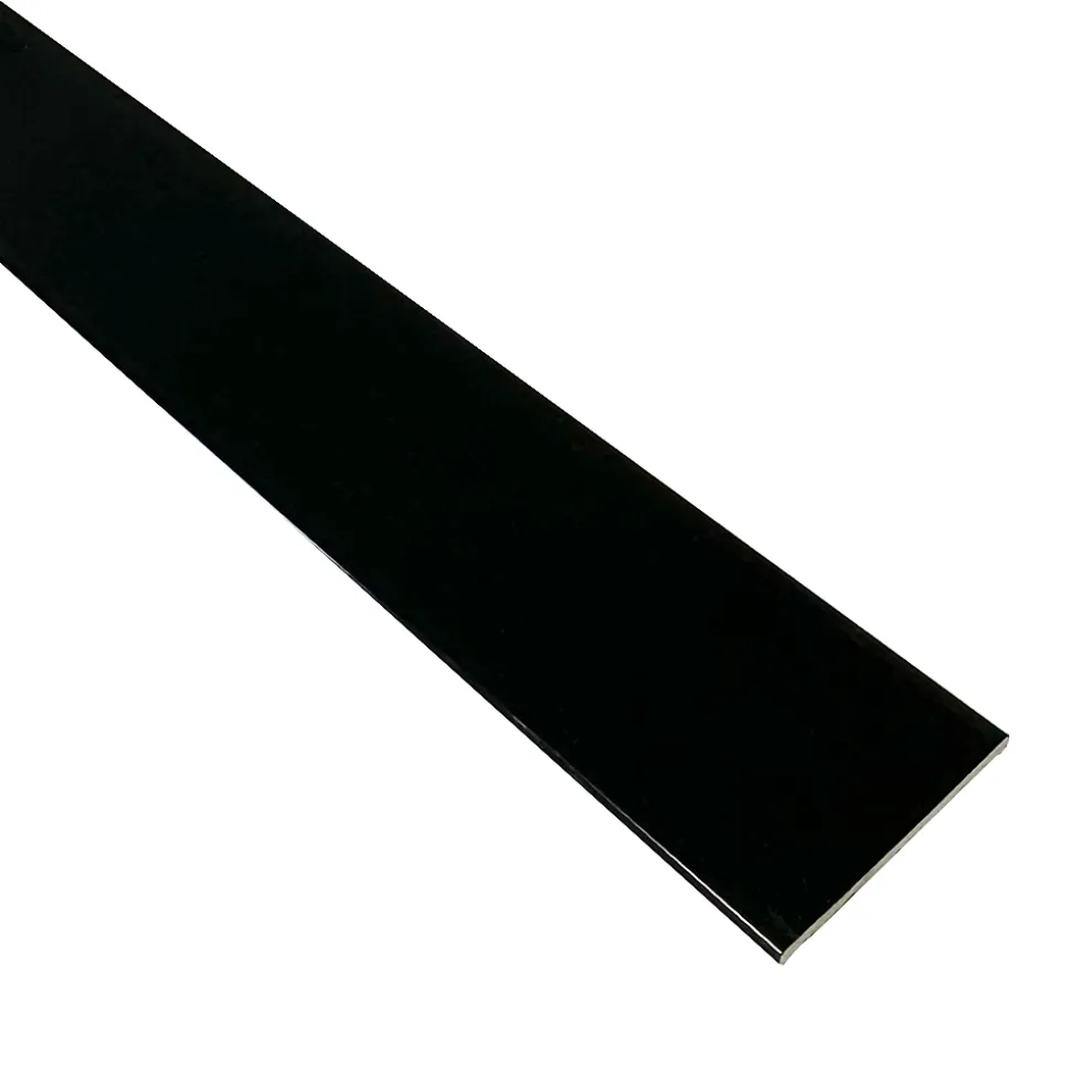Méplat alu (24mm x 1,45mm x 1950 mm, Laqué noir)