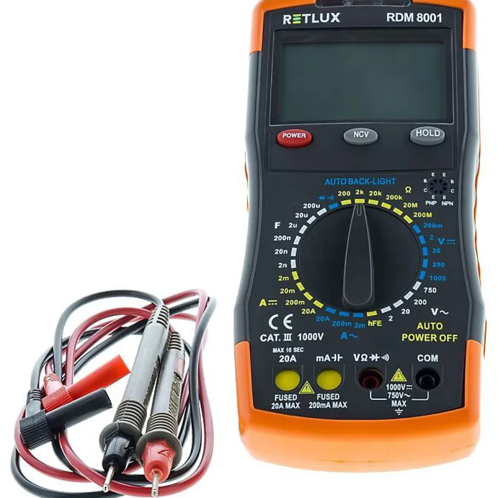 Multimetre numérique - RETLUX - RDM 8001
