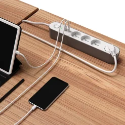Multiprise 4 prises + 2 USB Jacobsen 1.5 m blanche