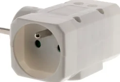 Multiprise 3 prises 16A blanc L. 78 mm
