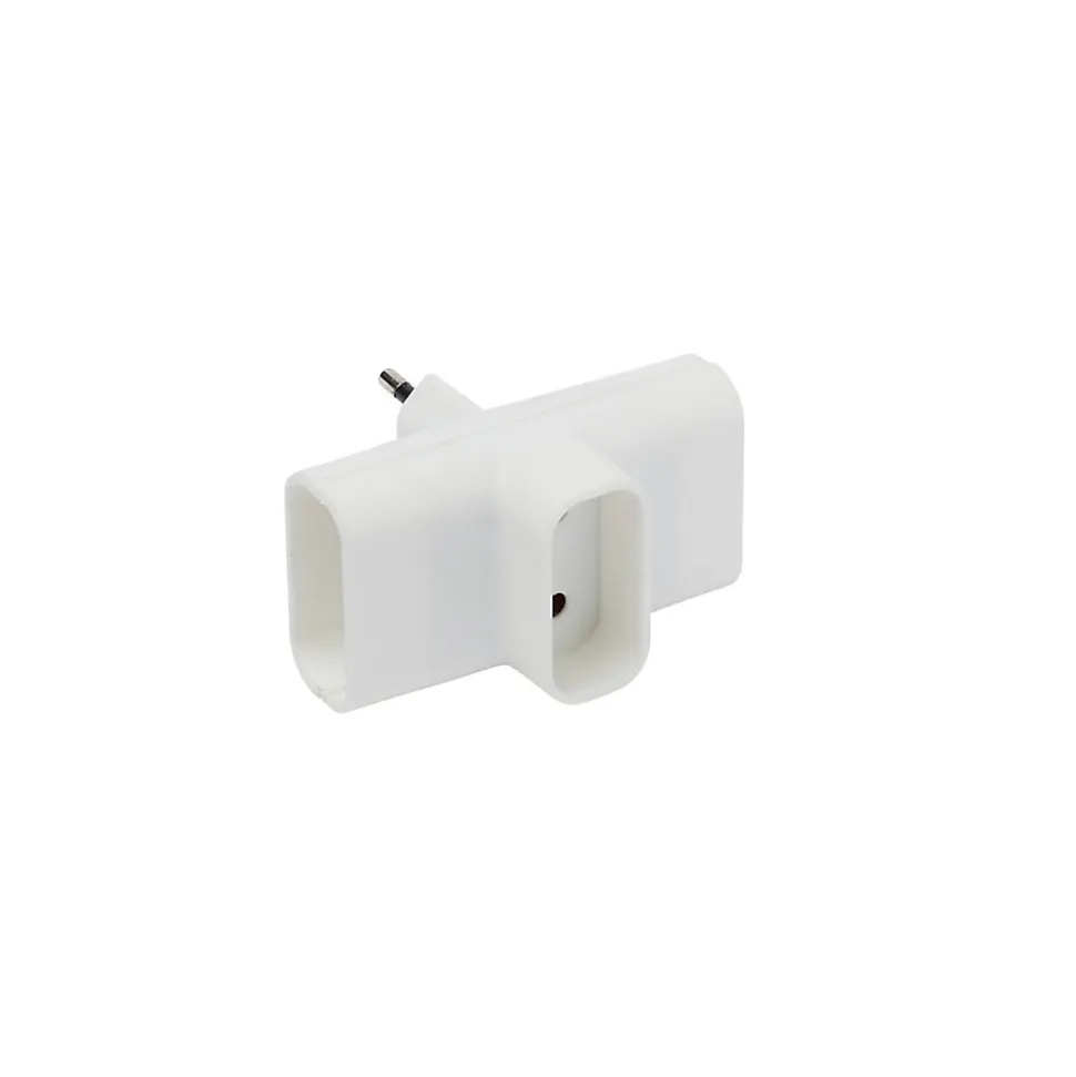 Multiprise 3 prises 6A latérales Homepower blanc