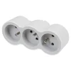 Multiprise 3 prises frontale Legrand blanc