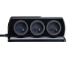 Multiprise 6 prises parafoudre USB Diall 2m noir