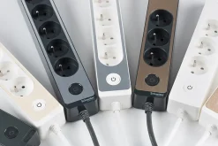 Multiprise 5 prises Schneider Electric Odace blanc 3 m