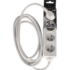 Multiprise avec terre 4 prises câble 3 m EDO777555