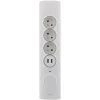 Multiprise d'angle 3 prises + 2 USB à câbler