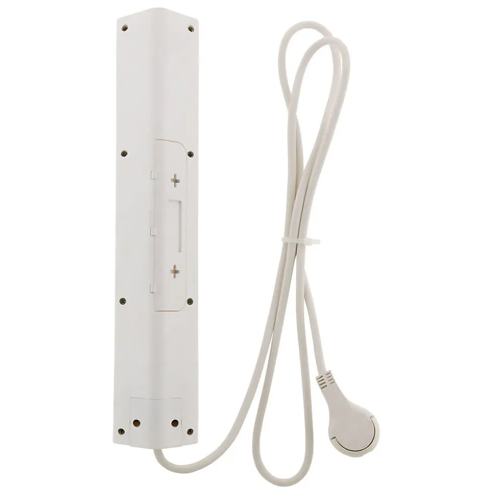 Multiprise d'angle parafoudre 3 prises + 2 USB